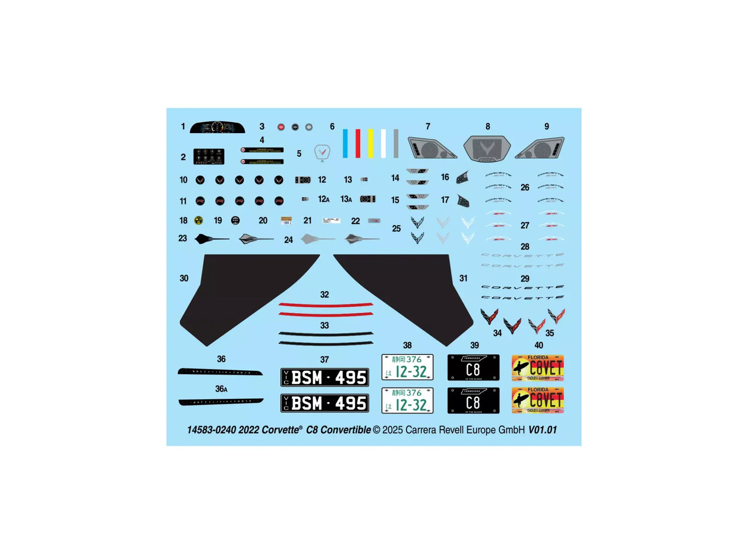 Revell 2022 Corvette C8 Hardtop Convertible