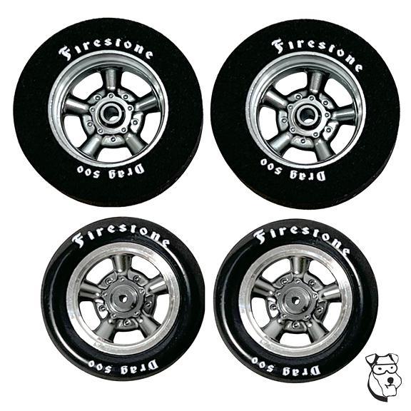 SET - TORQ THRUST - 1-3/16" Dia. x .400" Wide - Silver w/Gray Centers MAR6367SG