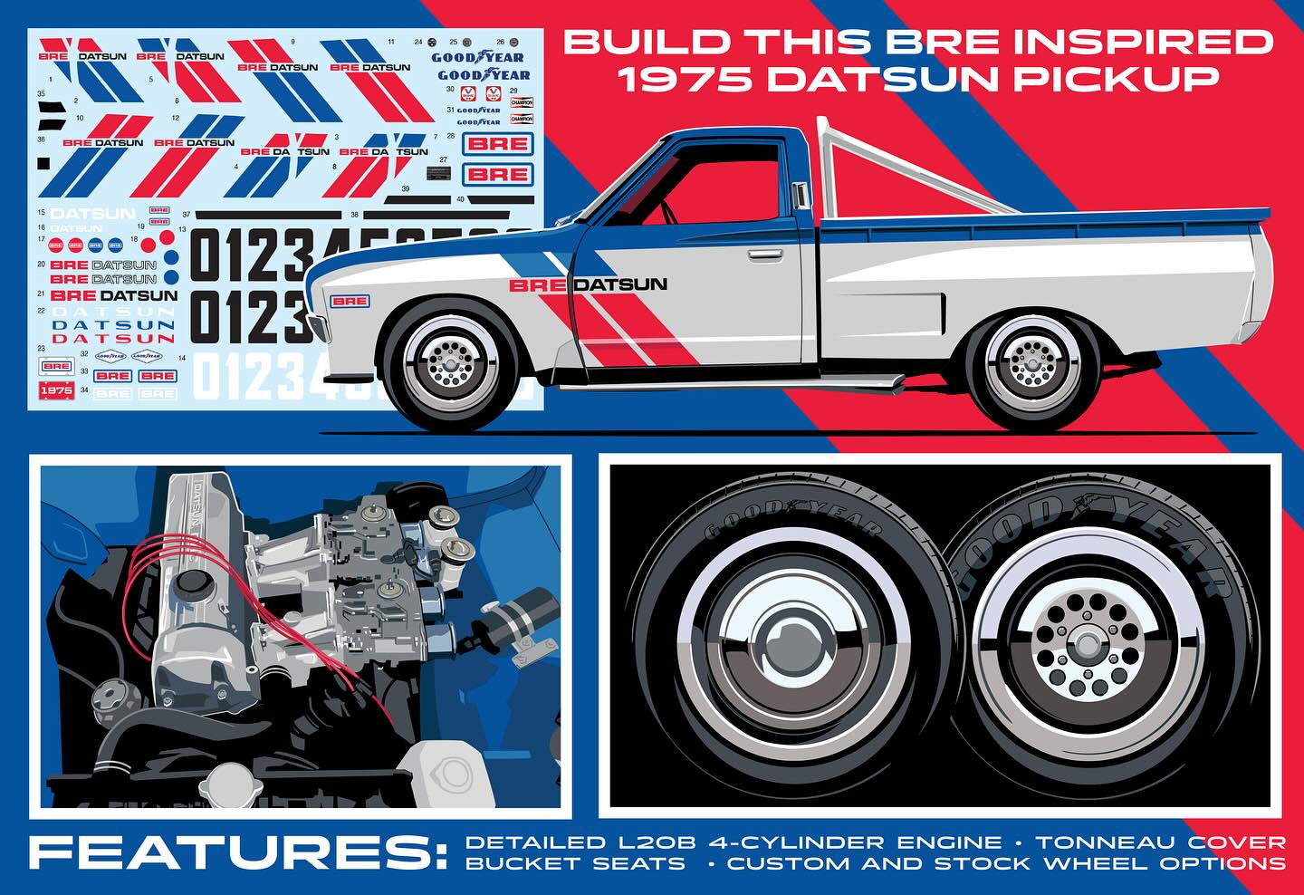 MPC 1975 BRE Datsun Pickup