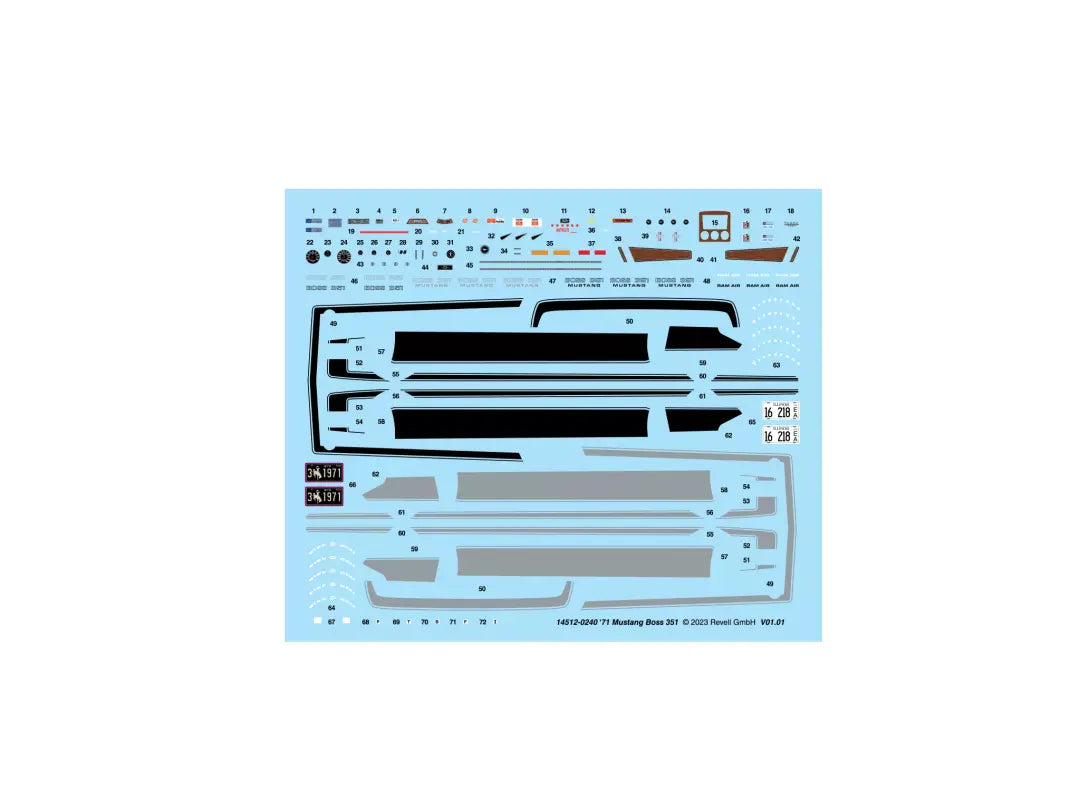 Revell 1971 Mustang Boss 351