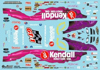 Slixx Decals 2007 Kendall Stratus Pro Stock Driven by V. Gaines