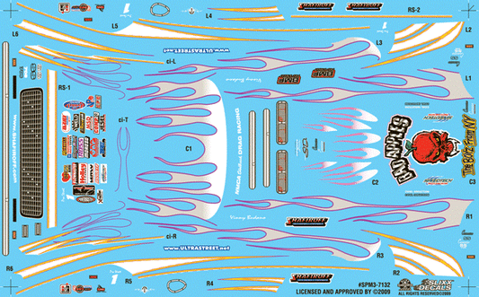 Slixx Decals Shafiroff's '68 Camaro Pro Mod