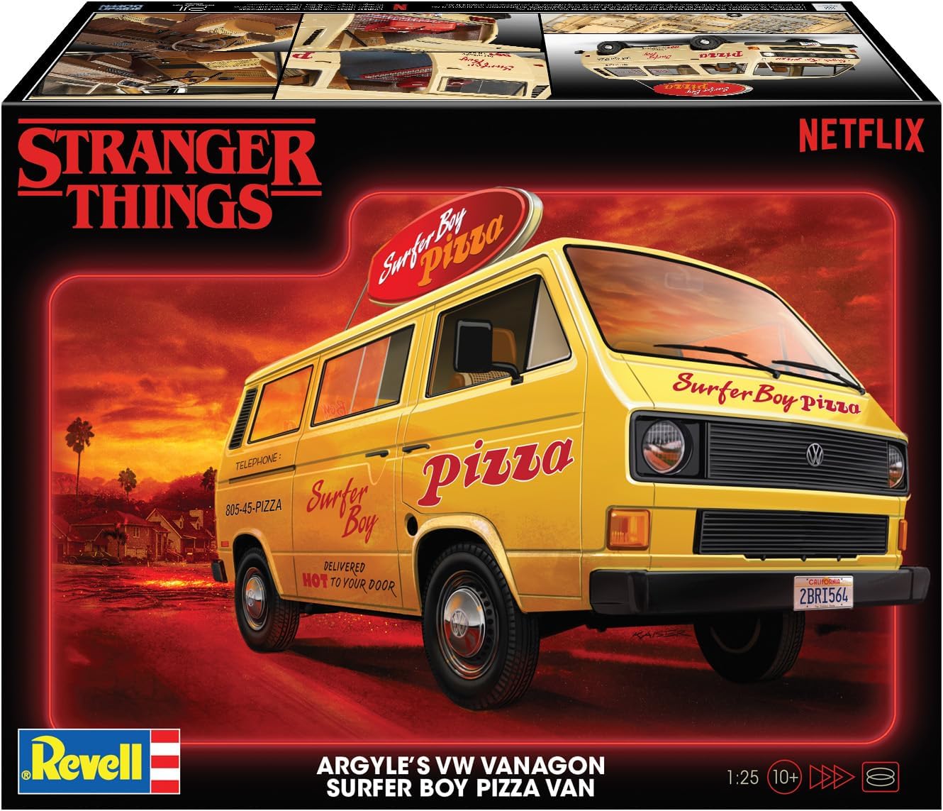 Revell Stranger Things VW T3 Surfer Boy Pizza Van