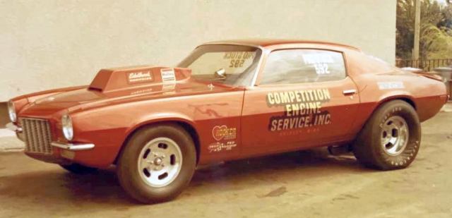 Slixx Decals Warren Johnson's '70 1/2 Camaro Pro Stocks