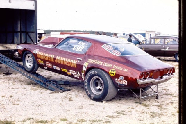 Slixx Decals Warren Johnson's '70 1/2 Camaro Pro Stocks