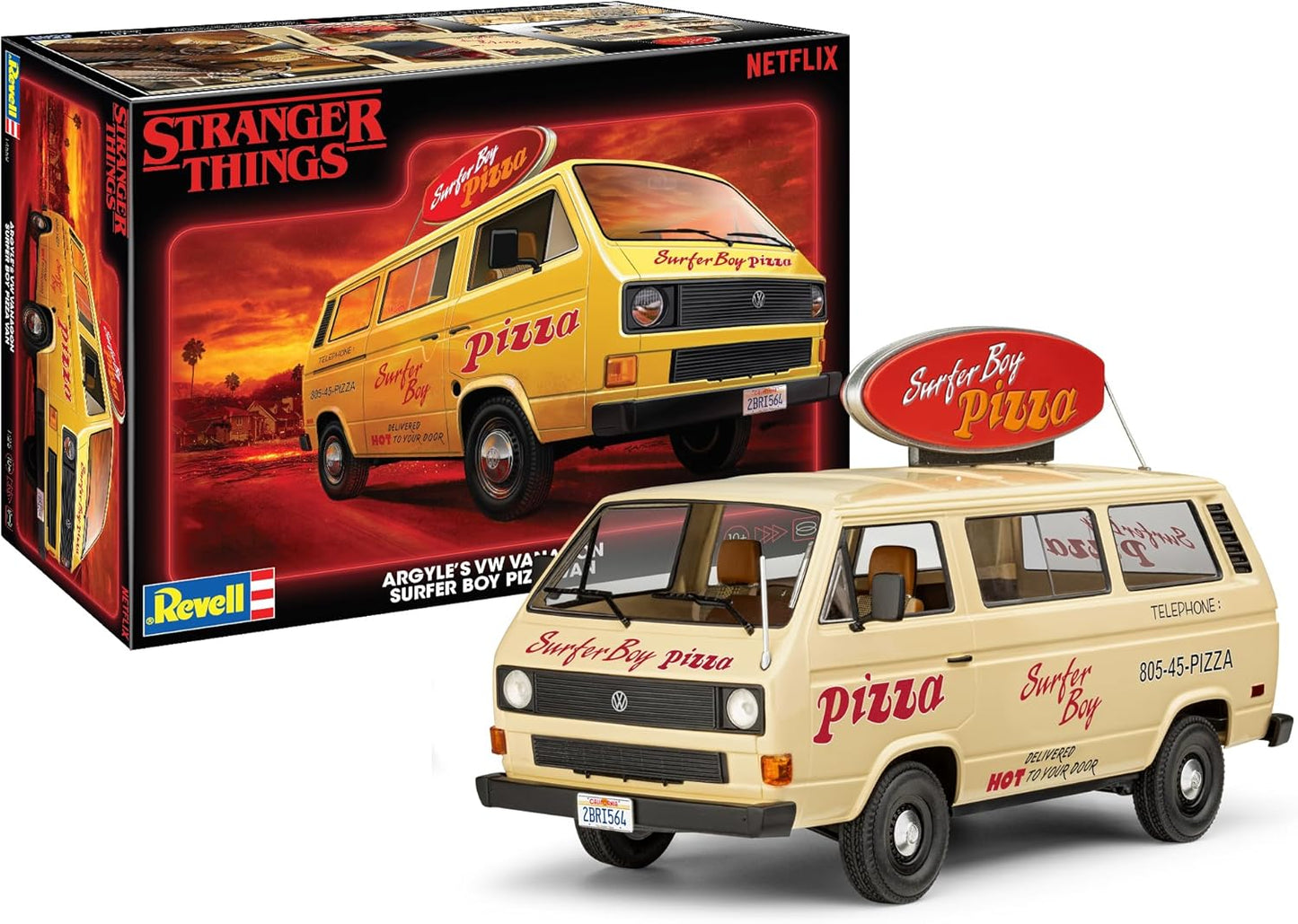 Revell Stranger Things VW T3 Surfer Boy Pizza Van