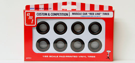 AMT Muscle Car Red Line Tires