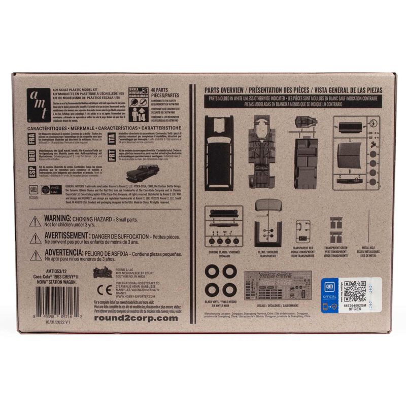 AMT 1963 Chevy II Nova Wagon with Coca-Cola Crates