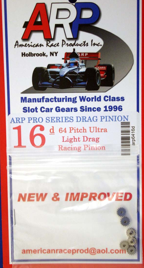 ARP6416D - 64 pitch ultra light drag racing pinion 16 tooth