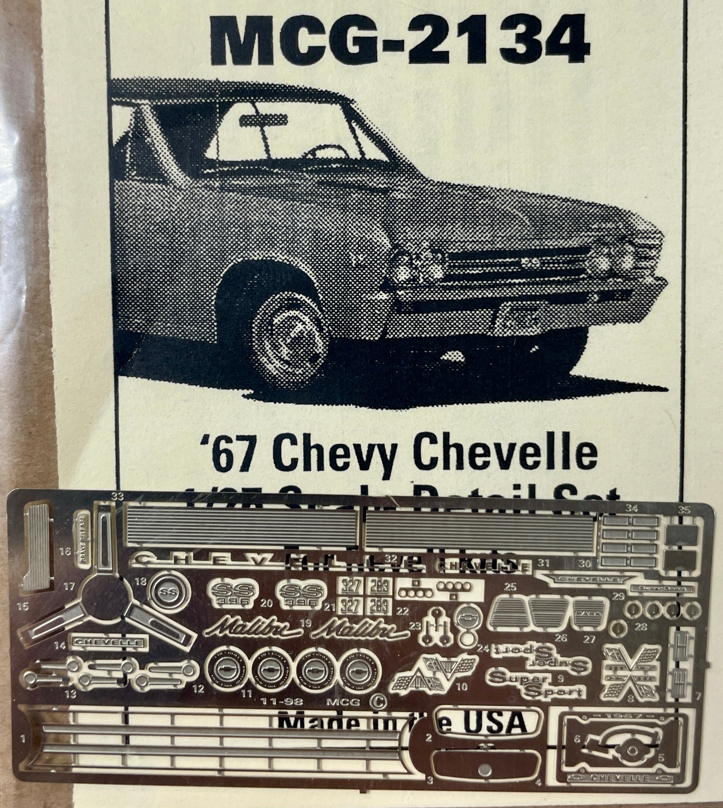 MCG 1967 Chevrolet Chevelle Detail Set
