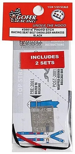 Gofer Racing Photo Etch Racing Harness (Choose Color)