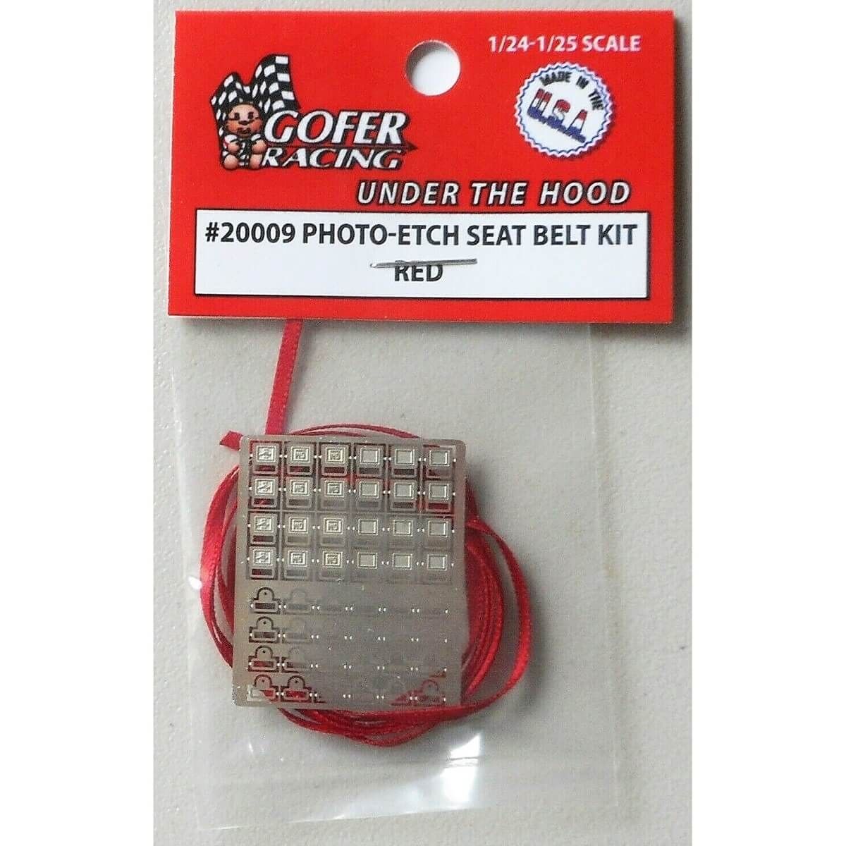Gofer Racing Photo Etch Seat Belt Kit