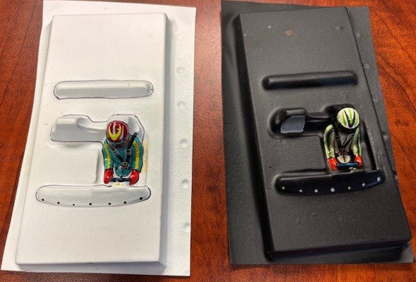 Custom headrest bucket seats Pre-painted Custom Interior Card (Random Colors)