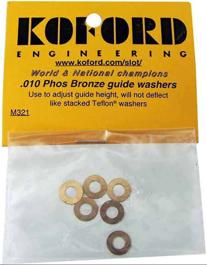 Koford .010 Phosphorous Bronze Guide Washer (6 pack)