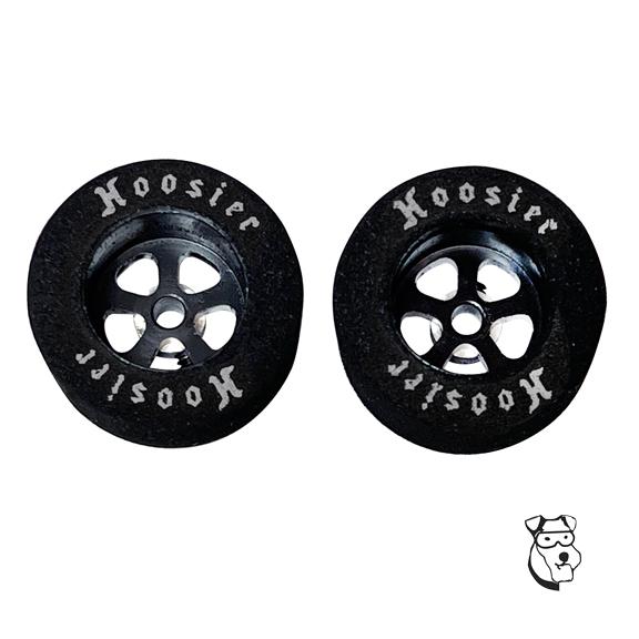 MAR10188FB MID AMERICA HARD BODY REAR TIRES 1/8" X 1.032" FISH RUBBER BLACK