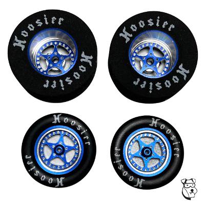 MID-AMERICA SUPER STARS DRAG TIRE SET 1 3/16 X .300 BLUE MID1766BL