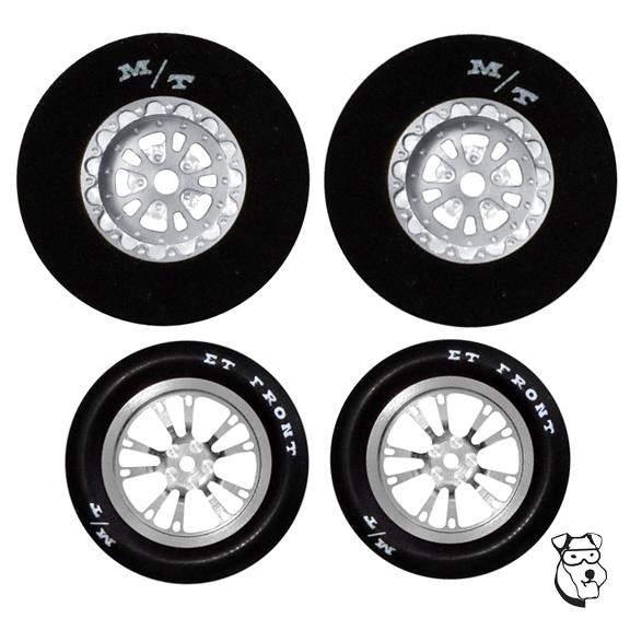 MID-AMERICA NEW V SERIES DRAG TIRE SET 1 1/16 X .400 MID 5657