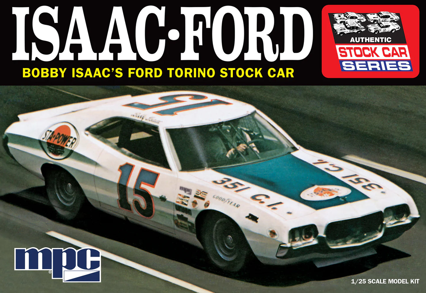 MPC Bobby Isaac 1972 Ford Torino Stock Car
