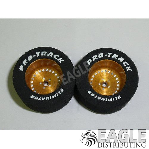 3/32 x 1 1/16 x .500 Gold Classic Drag Wheels PRON407G