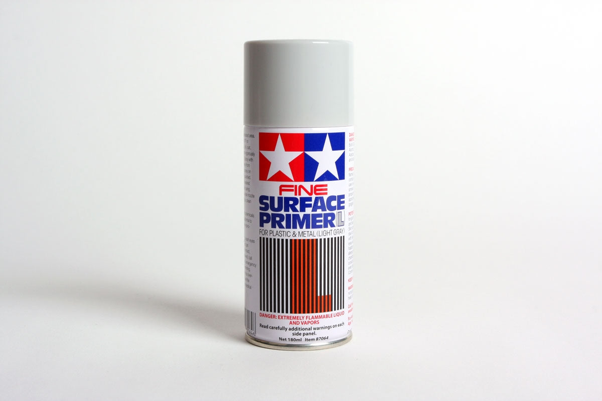 Tamiya Spray Surface Primer (L) Light Gray