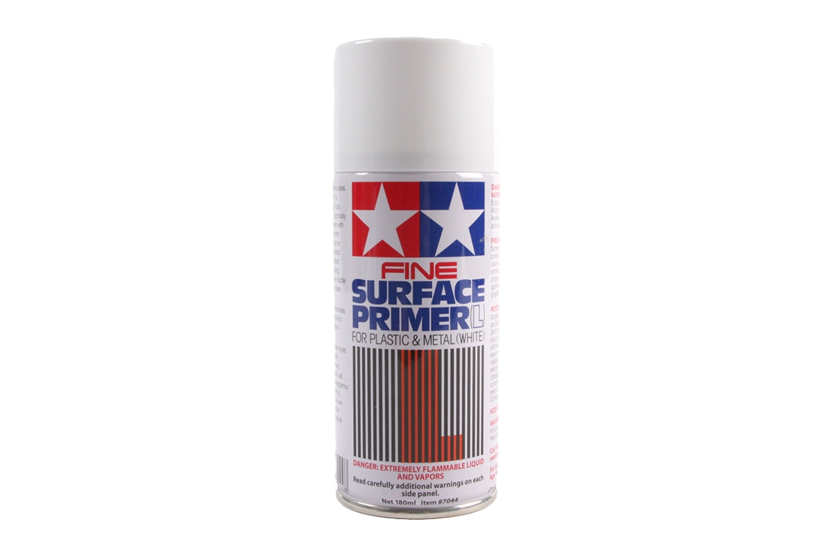 Tamiya Spray Surface Primer (L) White
