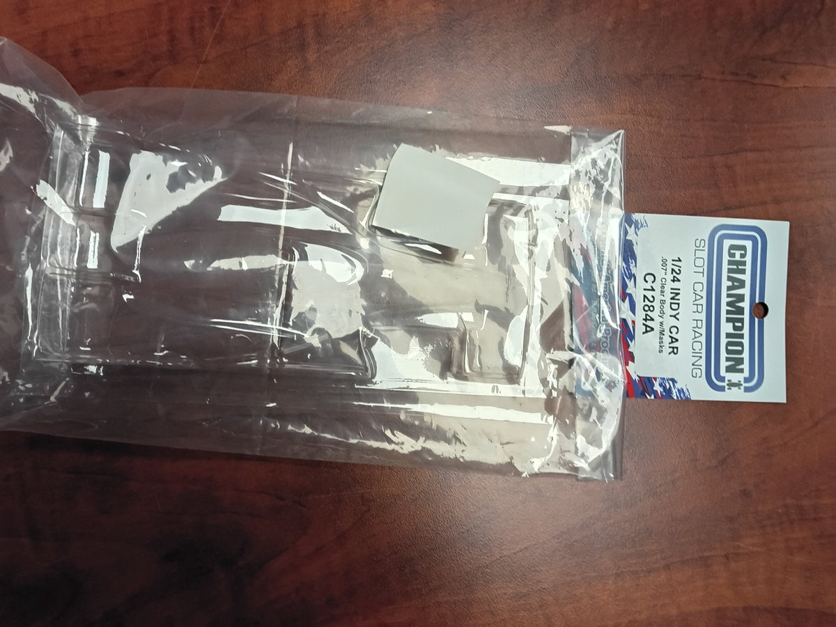 C1284A 1/24 Speedway Wide Width - Clear .007" Body w/Masks