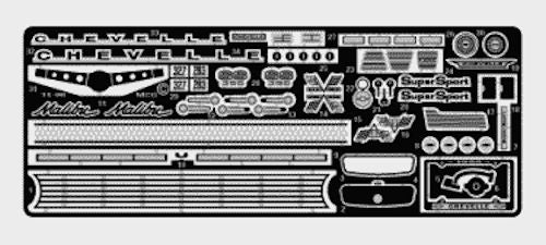 MCG 1966 Chevrolet Chevelle Detail Kit