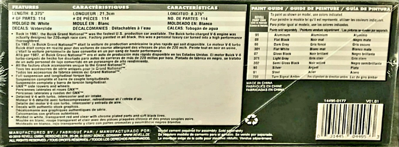 Monogram 1987 Buick Grand National