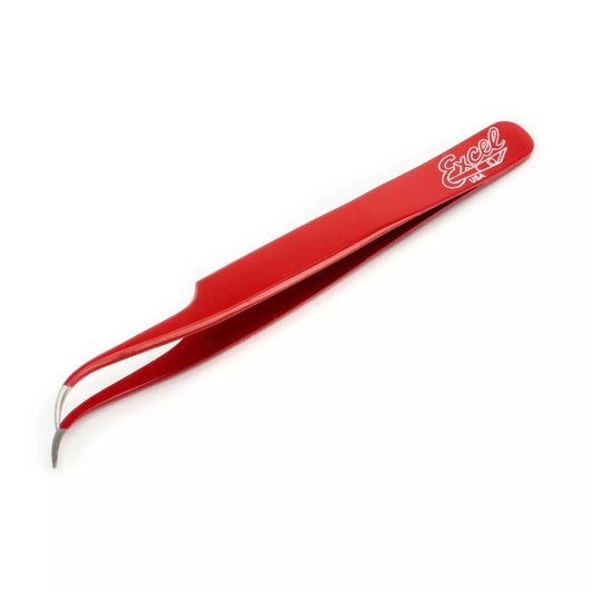 Excel Hobby Blade Corp Slant Point Tweezers Red EXL30426 Pliers tweezers