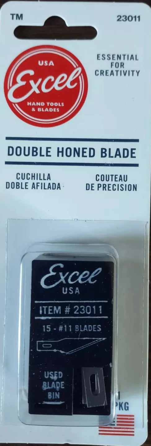 Excel No. 11 Blades With Safety Dispenser (15 pack)