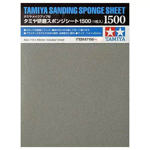 Tamiya Sanding Sponge Sheet - 1500 Grit #87150