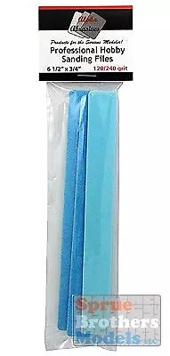 APA0312 Alpha Abrasives 3/4" Professional Sanding Files - Medium (120/240 grit)