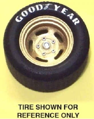 PPP 1970's Slotted Weld Style 10" Wide Wheels #SW