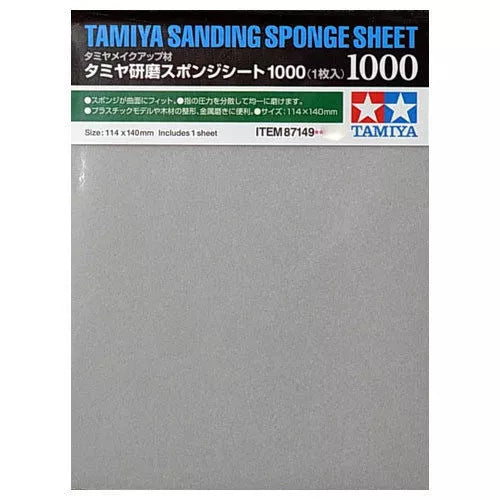 Tamiya Sanding Sponge Sheet - 1000 Grit #87149