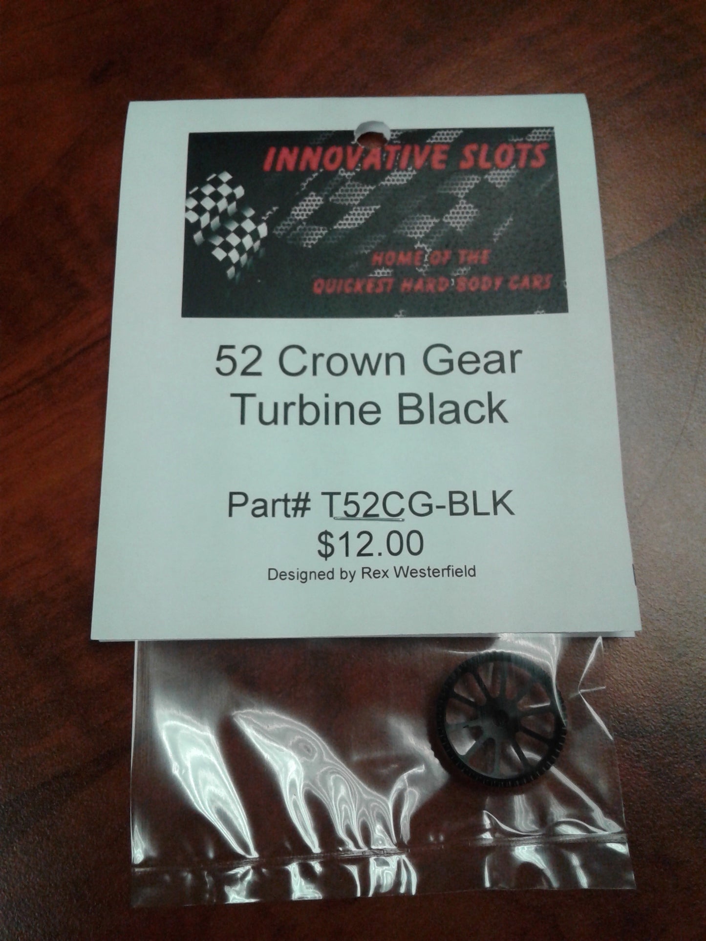 Turbine 52 Tooth Crown Gear T52CG-BLK