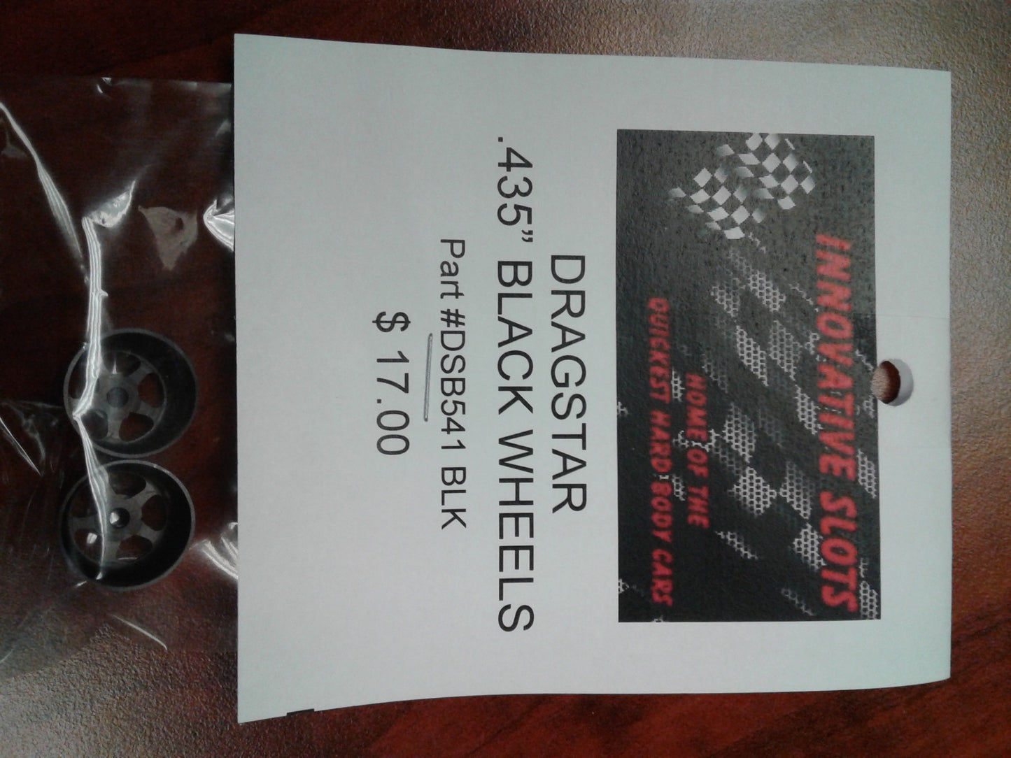 DRAG STAR .435" WHEELS DSB541 BLACK