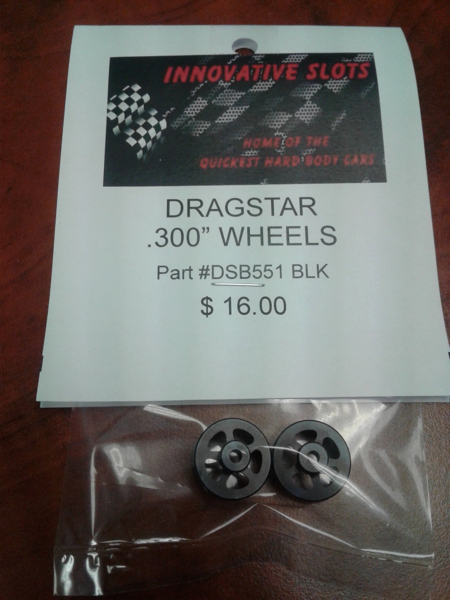 DRAGSTAR .300” WHEELS DSB551 BLK