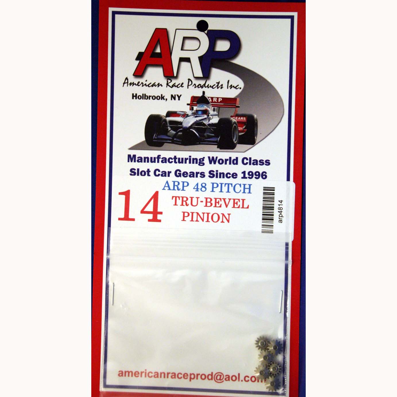 ARP4814 - 48 pitch Tru bevel stainless steel 14 tooth pinion gear