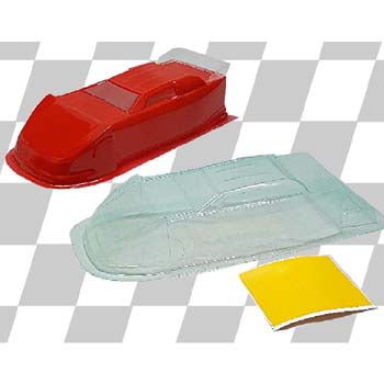 CAVEMAN 1/32 DIRT LATE MODEL CLEAR BODY CAV32-0010-C