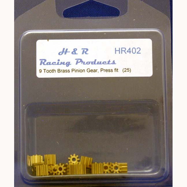HR402 - 9 tooth brass pinions 48 pitch FAIRGROUNDS