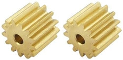 Professor Motor PMTR1202 13 Tooth Brass Pinions 48 pitch 2mm Shaft