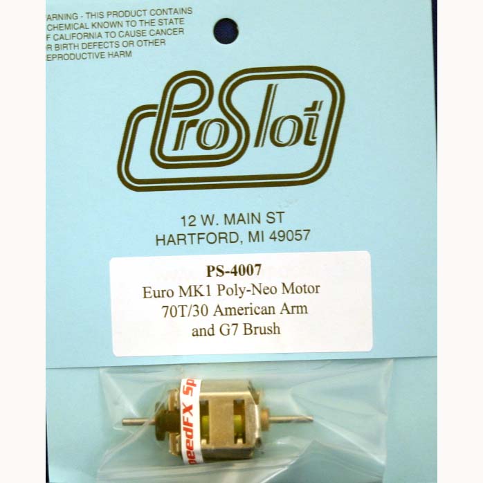PROSLOT MK1 POLY NEO MOTOR 70 turn @15 degree PSL4007