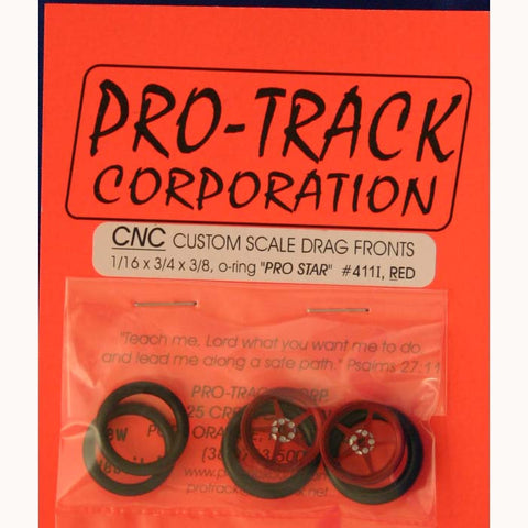 PROTRACK FRONTS 1/16 X 3/4 PRO STAR RED-PTM411I,R - Innovative Slots