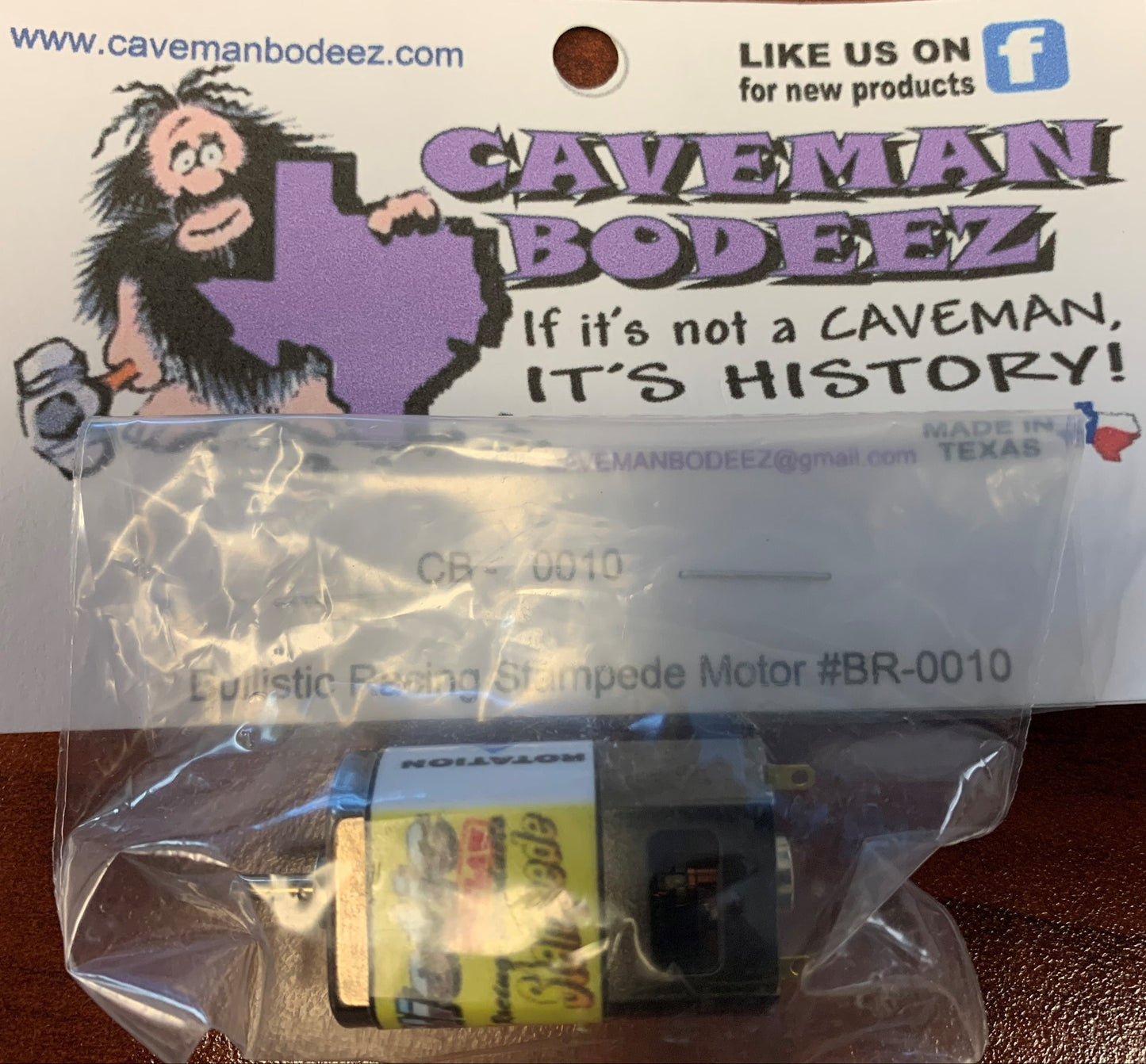 CAVEMAN BULLISTIC RACING STAMPEDE MOTOR - 42500 RPM HIGH TORQUE