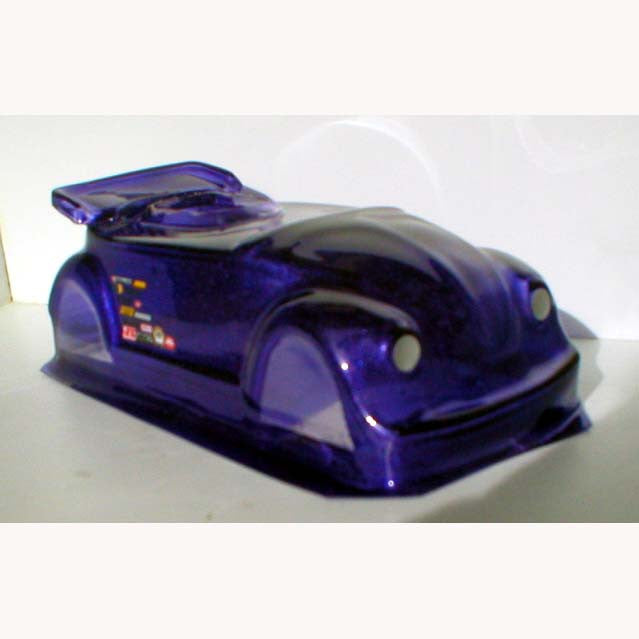 WRPB-62 - Clear Drag Body VW BUG ROADSTER DRAG BODY - Innovative Slots