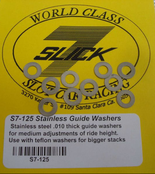 Slick 7 .010" Stainless Steel Guide Spacers (10-pack)