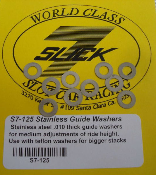 Slick 7 .010" Stainless Steel Guide Spacers (10-pack)