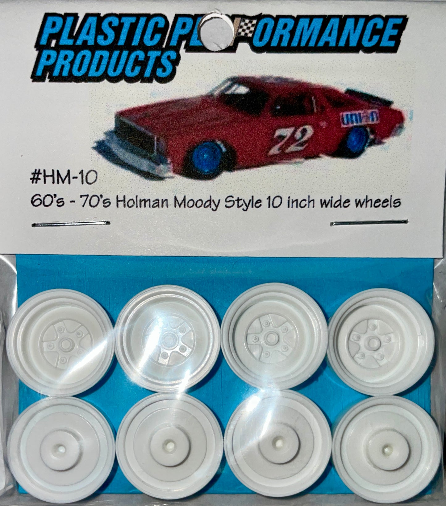 PPP 1960's-70's Holman Moody Style 10" Wide Wheels #HM-10