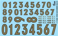11028 Gofer Stock Car Numbers Gold