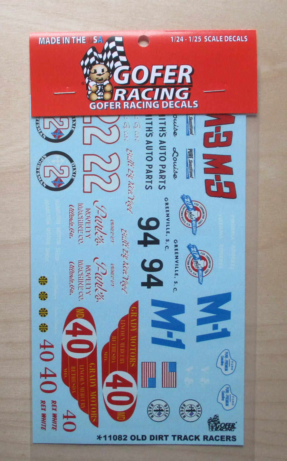 Gofer Racing Decals 11082 GOFER RACING DECALS – Innovative Slots & Hobbies